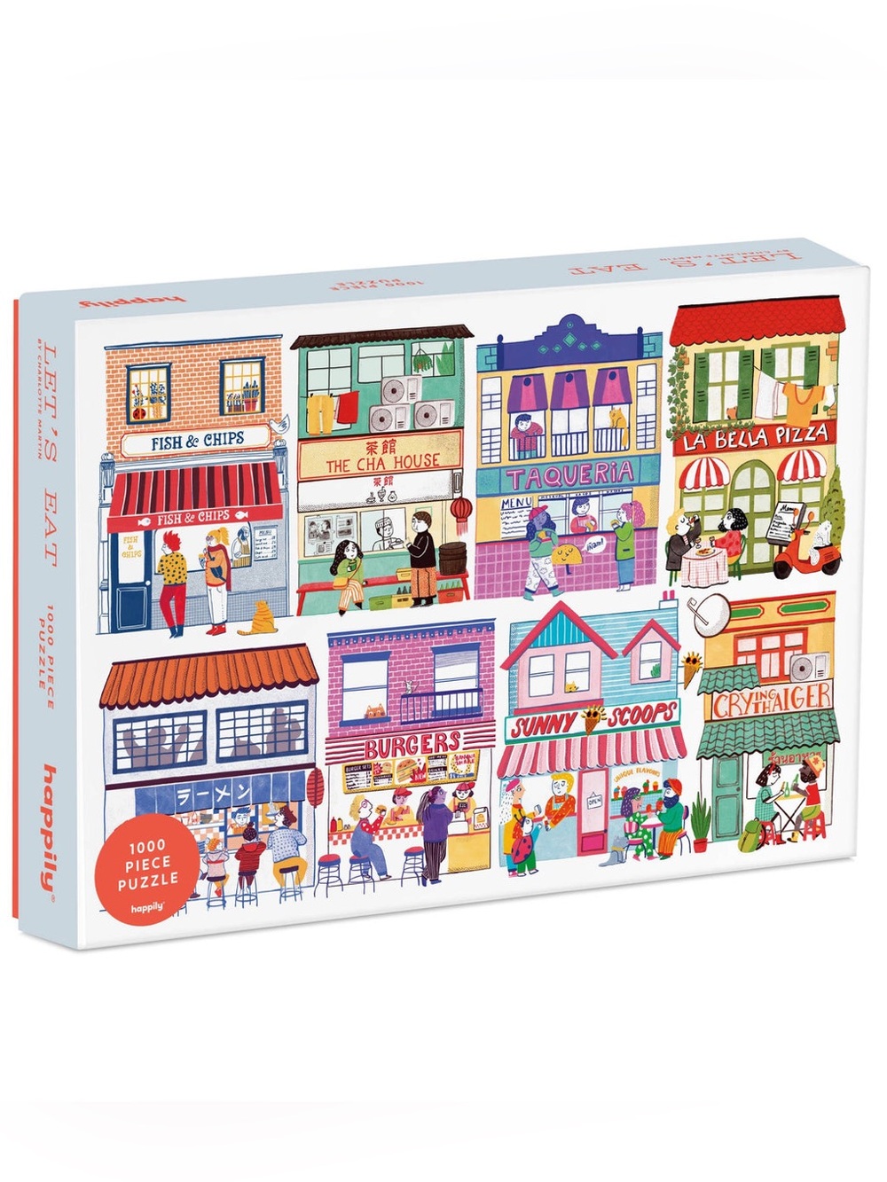Happily Let's Eat 1000 Piece Jigsaw